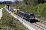 BR 193/654480/193-653-von-mrce-war-mit 193 653 von 'MRCE' war mit einem Containerzug am 19. April 2019 bei Grabensttt nach Salzburg unterwegs.