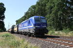 BR 193/705842/193-792-von-rurtal-bahn-cargo-war-mit 193 792 von 'Rurtal-Bahn-Cargo' war mit einem Autozug am 26. Juni 2020 bei Drverden in Richtung Bremerhaven unterwegs.