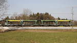 autotransportwagen/651003/4371-670-laaers-am-20-maerz 4371 670 (Laaers) am 20. Mrz 2019 bei Bernau am Chiemsee.