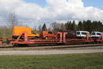 autotransportwagen/694422/4293-836-laes-am-31-maerz 4293 836 (Laes) am 31. Mrz 2020 bei Grabensttt.