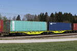 container-tragwagen/695705/4850-410-sggrs-von-gatx-am 4850 410 (Sggrs) von 'GATX' am 12. April 2020 bei Grabensttt.