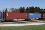 container-tragwagen/695706/4950-899-sggrs-am-12-april 4950 899 (Sggrs) am 12. April 2020 bei Grabensttt.