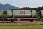 4454 050 (Lgms) mit einem  ZAS -Mllcontainer am 10.