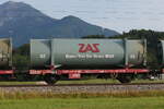 container-tragwagen/738145/4454-066-lgms-mit-einem-zas-muellcontainer 4454 066 (Lgms) mit einem 'ZAS'-Mllcontainer am 10. Juni 2021 bei bersee.