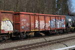 offene-gueterwagen/803211/5358-675-eaos-x-am-9-februar 5358 675 (Eaos-x) am 9. Februar 2023 bei Sossau.
