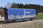 schiebewandwagen-2/693518/2464-151-hbbillns-von-touax-am 2464 151 (Hbbillns) von 'TOUAX' am 19. Mrz 2020 bei Grabensttt.