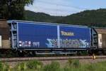 schiebewandwagen-2/704622/2464-074-hbbi-von-touax-am 2464 074 (Hbbi) von 'TOUAX' am 24. Juni 2020 bei Dollnstein.