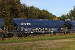 staubgutwagen/828302/0762-554-zagnpps-von-vtg-am 0762 554 (Zagnpps) von 'VTG' am 16. September 2023 bei Woltorf.