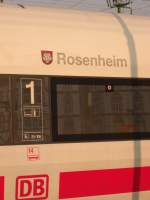 ICE  Rosenheim  am 17.