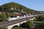 Zuge/790274/402-019-hagen-und-402-044 402 019 'Hagen' und 402 044 'Koblenz' am 10. Oktober 20222 in Gemnden am Main.