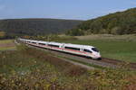 Zuge/792614/403-062-schwerte-und-403-032 403 062 'Schwerte' und 403 032 'Augsburg' waren am 12. Oktober 2022 bei Harrbach am Main auf dem Weg nach Wrzburg.