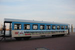 Personenwagen der  Wangerooger Inselbahn  am 27.
