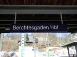 Endstation  Berchtesgaden Hbf  am 8.
