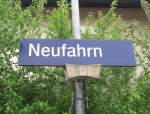Bahnhof  Neufahrn  am 14.