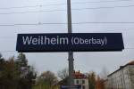  Weilheim  am 14. November 2012