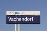  Vachendorf  ist Haltepunkt der  Chiemgau-Bahn  zwischen Prien am Chiemsee und Aschau.