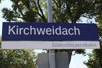 Bahnhofe/710935/kirchweidach-am-1-august-2020 Kirchweidach am 1. August 2020.