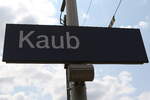 Bahnhofe/742566/kaub-am-rhein-am-22-juli 'Kaub' am Rhein am 22. Juli 2021.