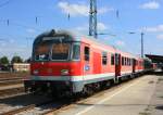 Im Bahnhof von Landshut konnten wir am 22. August 2013 diesen Regionalzug kurz vor der Abfahrt nach Mnchen ablichten.