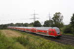 Regionalzug auf dem Weg nach Hannover am 17. August 2017 bei Langwedel.