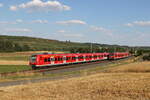 425 566 & 440 321 begegneten sich am 4. August 2022 bei Winterhausen.