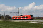 426 533 auf dem Weg nach Traunstein am 16. April 2021 bei bersee.
