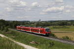 440 010 war am 1. Juni 2019 bei Wrnitzstein in Richtung Donauwrth unterwegs.