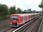 474 607-9 war am 2. September 2016 in Hamburg-Hausbruch in Richtung Neugraben unterwegs.