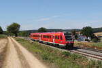 612 151 war am 4. August 2022 auf dem Weg nach Sulzbach-Rosenberg.