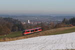 BR 642/873635/642-511-war-am-19-januar 642 511 war am 19. Januar 2025 bei Kirchhalling in Richtung Waging unterwegs.