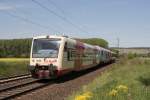 hohenzollerische-landesbahn/444539/vt-207-am-14-mai-2015 VT 207 am 14. Mai 2015 bei Retzbach am Main.