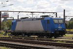 185 524-6 war am 14. August 2017 im Bahnhof von Padborg (Dnemark) abgestellt.