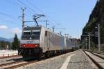 lokomotion-9/405582/186-287-ist-am-15-august 186 287 ist am 15. August 2013 bei Brixlegg in Richtung Brenner unterwegs.