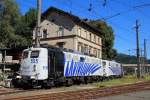 lokomotion-9/413956/139-555-7-wartet-am-17-august 139 555-7 wartet am 17. August 2014 im Bahnhof von Kufstein auf neue Aufgaben.