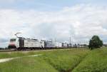 lokomotion-9/444507/186-443-und-186-440-am 186 443 und 186 440 am 25. Mai 2015 bei bersee am Chiemsee.