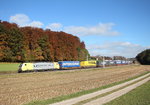 lokomotion-9/526214/189-903-mit-dem-inter-kombi-am 189 903 mit dem 'Inter-Kombi' am 31. Oktober 2016 bei Traunstein.