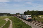 186 440 & 186 444 mit dem  Ekol  aus Mnchen kommend am 33. Juni 2020 bei Grabenstt im Chiemgau.