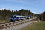 Meridian/725791/et-352-aus-traunstein-kommend-am ET 352 aus Traunstein kommend am 4. Februar 2021 bei Grabensttt.