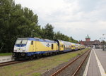 246 005-3 wartet am 28. August 2016 im Bahnhof von Cuxhaven auf den nchsten Einsatz.