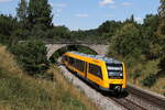 oberpfalzbahn/784466/1648-708-auf-dem-weg-nach 1648 708 auf dem Weg nach Regensburg am 3. August 2022 bei Neustadt an der Waldnaab.