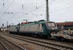 BR E 412/410109/412-003-und-412-002-waren 412 003 und 412 002 waren am 25. Februar 2015 mit dem 'Ekol-Zug' unterwegs. Aufgenommen bei Halt in Prien am Chiemsee.