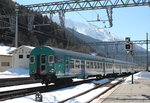 Einfahrt in den Bahnhof  Brenner  am 19. Mrz 2016.