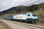 rail-traction-company/550377/eu-43-001-der-rail-traction EU 43 001 der 'Rail Traction Company' vom Brenner kommend am 7. April 2017 bei Novale/Sdtirol.