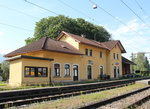 Der Bahnhof von  Nendeln  am 27. Mai 2016 aufgenommen.