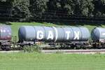 7846 676 (Zacns) von  GATX  am 22. August 2023 bei Axdorf.