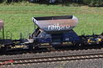 schuettgutwagen/828386/6437-957-fccpps-von-railpro-am 6437 957 (Fccpps) von 'RAILPRO' am 17. September 2023 bei Himmelstadt.