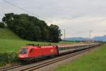 1016 007-5 am 31. Mai 2014 aus Salzburg kommend bei Teisendorf.