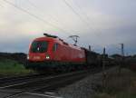 br-1016/403479/1016-021-5-ist-am-8-november 1016 021-5 ist am 8. November 2013 mit einem Güterzug bei Weisham in Richtung Salzburg unterwegs.