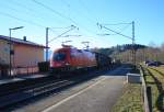 1116 036 durchfhrt am 14. Dezember 2013 den Bahnhof von Bergen.