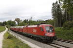 br-1116/610522/1116-078-babsi-auf-dem-weg 1116 078 'BABSI' auf dem Weg nach Salzburg. Aufgenommen am 1. Mai 2018 bei Grabensttt.
